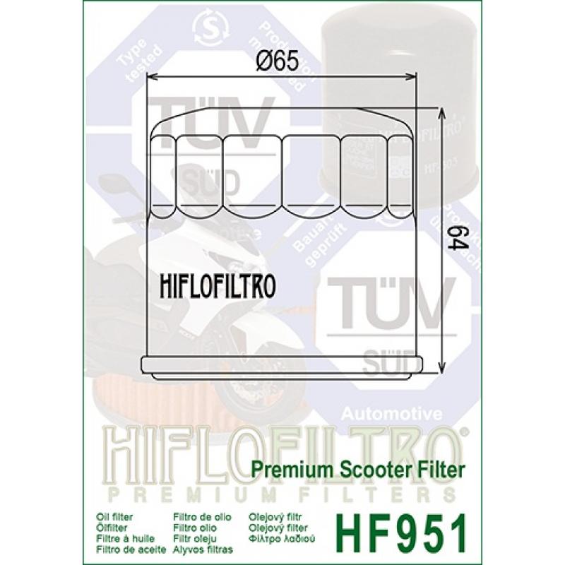 Фильтр масляный HIFLO HF951  